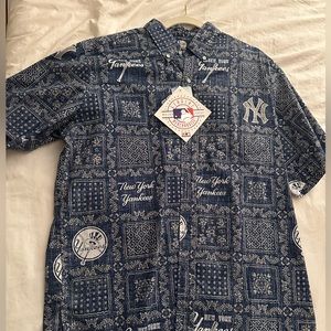 NY Yankees Hawaiian shirt Reyn Spooner MLB authentic men’s large new with tags